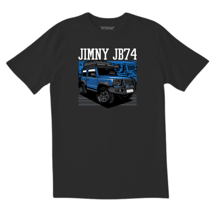 JIMNY JB74 Black Graphic T Shirt (76)
