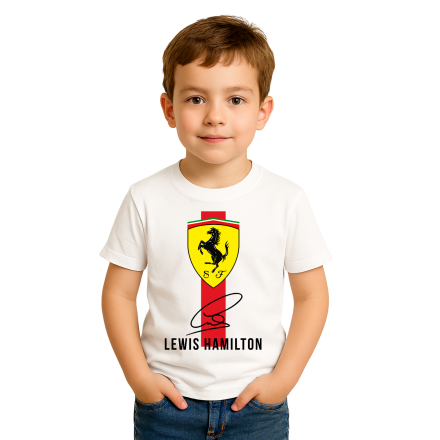 Kids f1 ferrari racing t-shirts